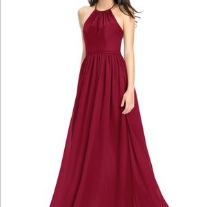Burgundy maxi dress